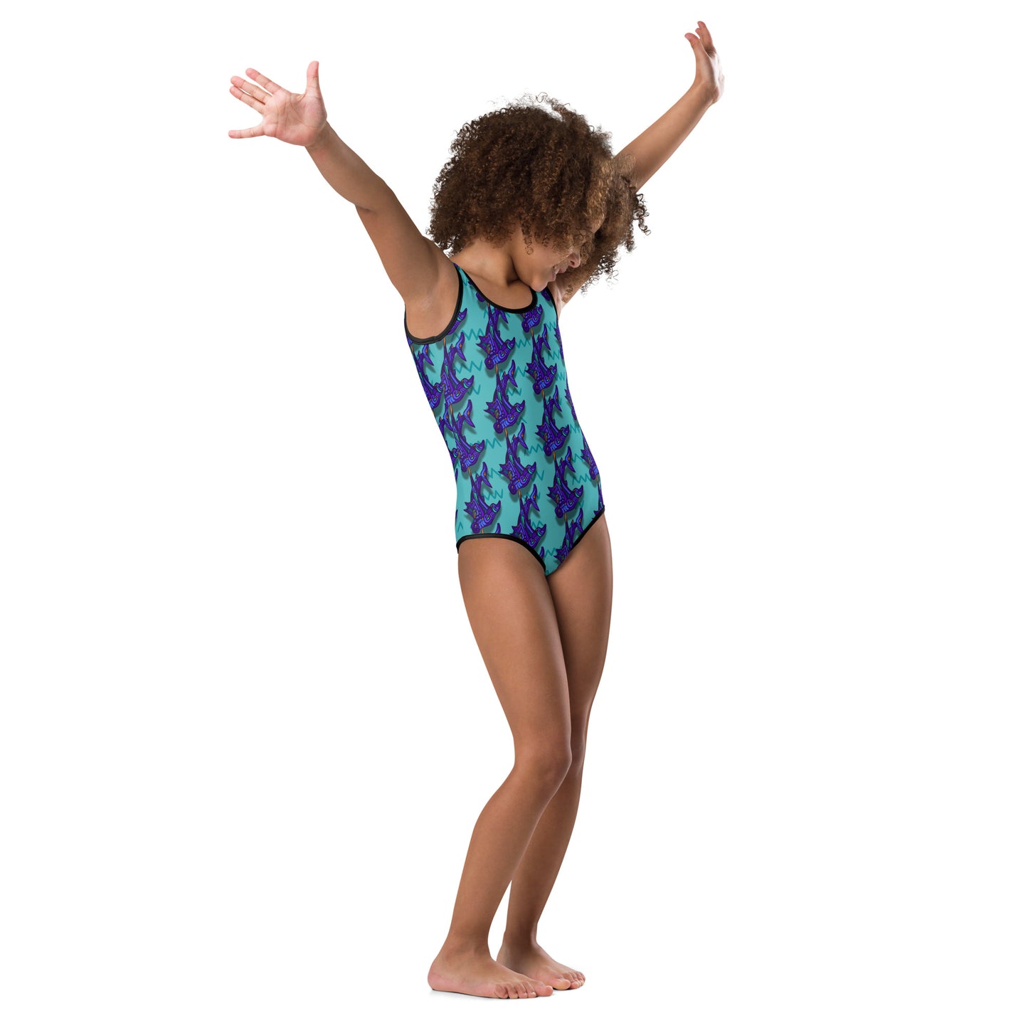 Shark Girls Bathing Suit