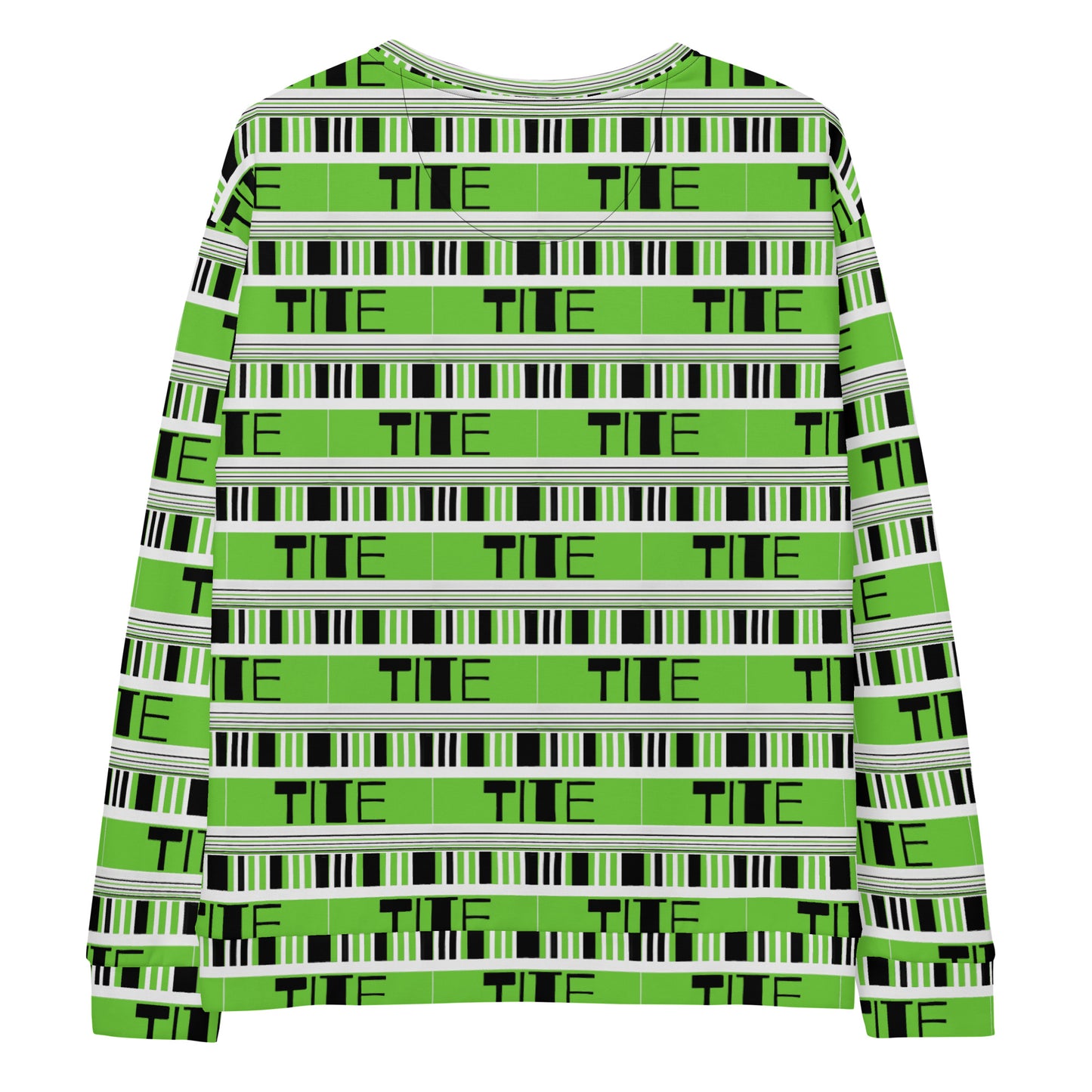 Tite Classic Neon, Black & White Unisex Sweatshirt