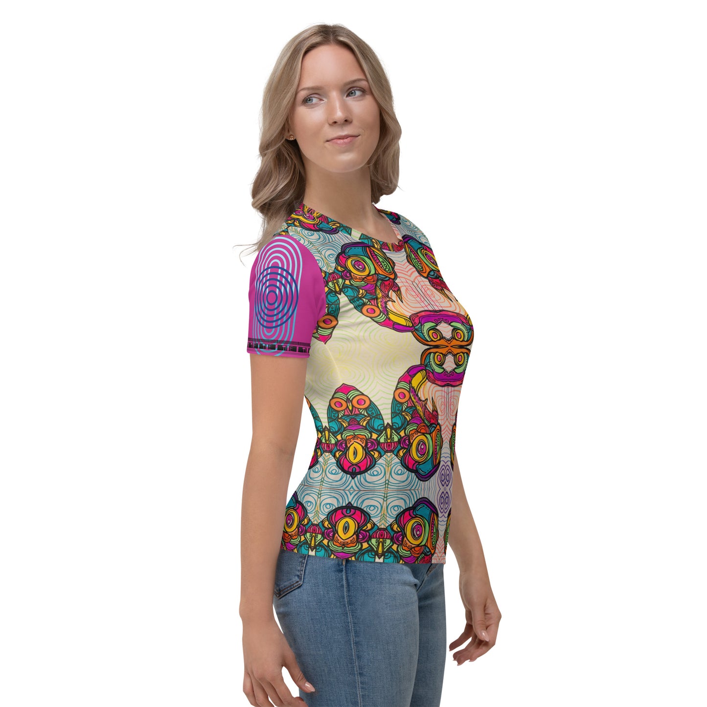 Tite Trippy Fish Tee (W)