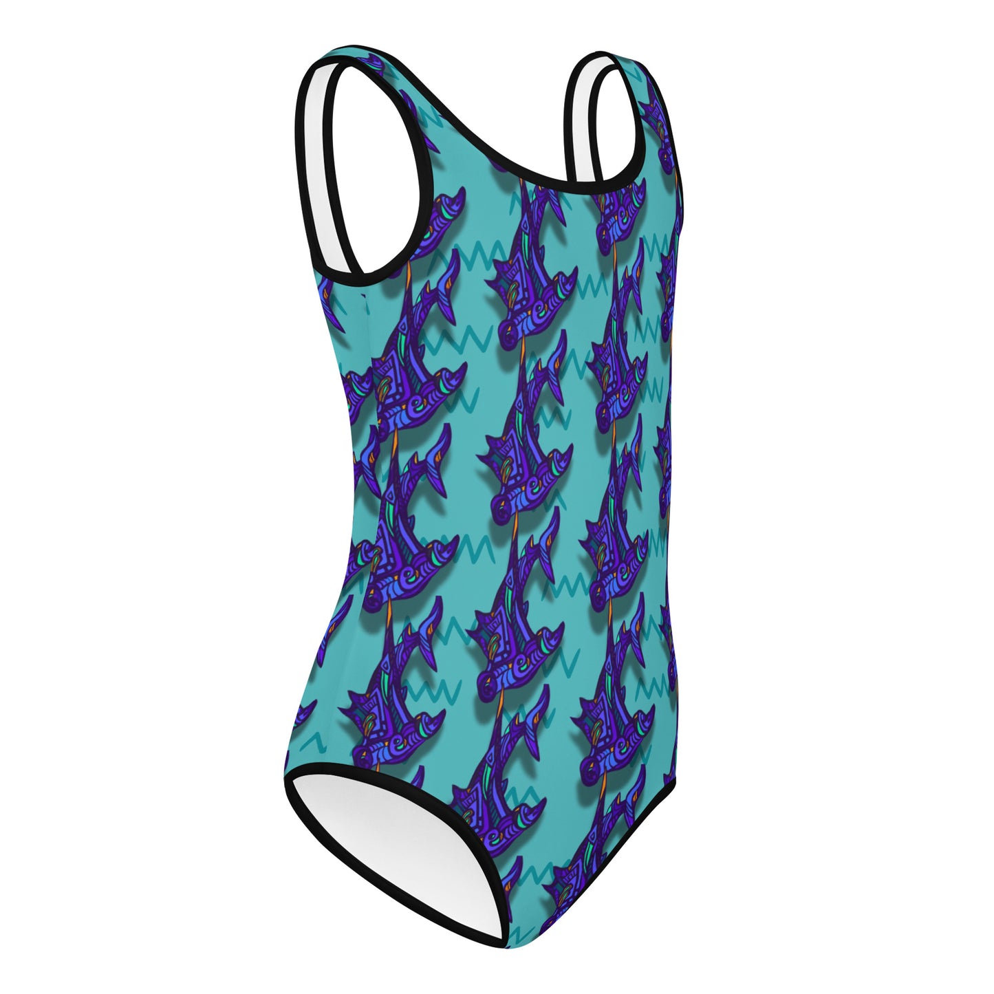 Shark Girls Bathing Suit