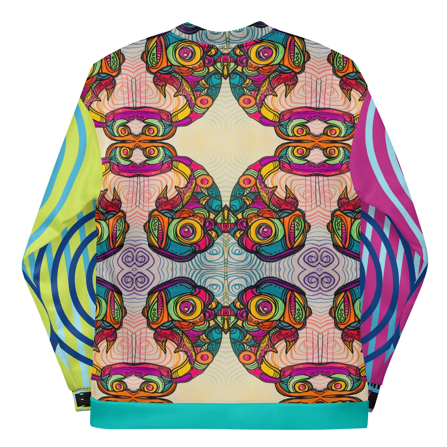 Trippy Fish Bomber Jacket