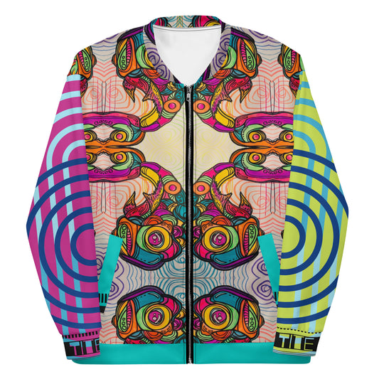 Trippy Fish Bomber Jacket