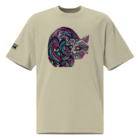 Raccoon Tite Oversized Faded Tee