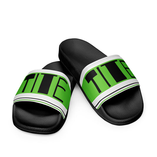 Tite Neon Black and White Slides (W)